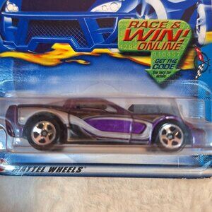 Hot Wheels Collector No.068 New Purple 1997 Corvette Die-Cast Car Mattel Wheels